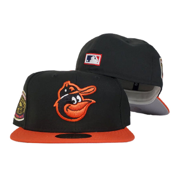 Black Baltimore Orioles Green Bottom 1966 World Series Side Patch 59FIFTY Day New Era 59FIFTY Fitted 73/8