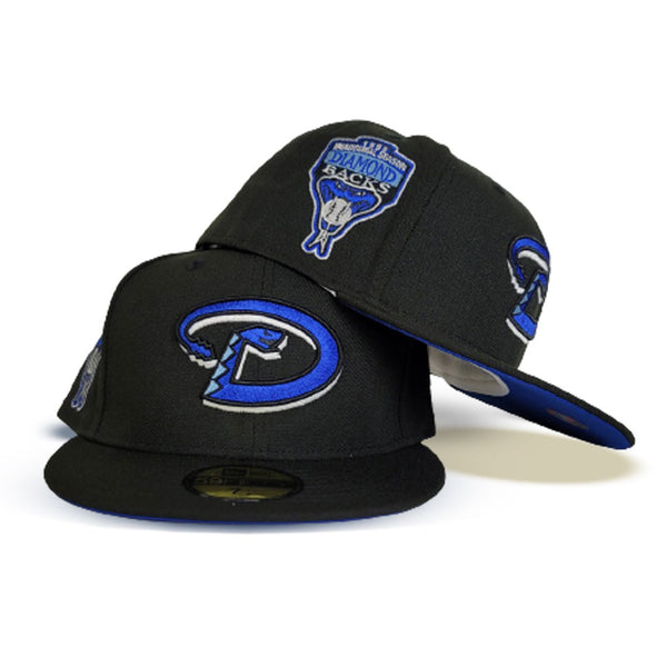 New Era Arizona Diamondbacks Capsule Spring Corduroy 1998 Inaugural Season  59Fifty Fitted Hat Black/Blue Men's - US