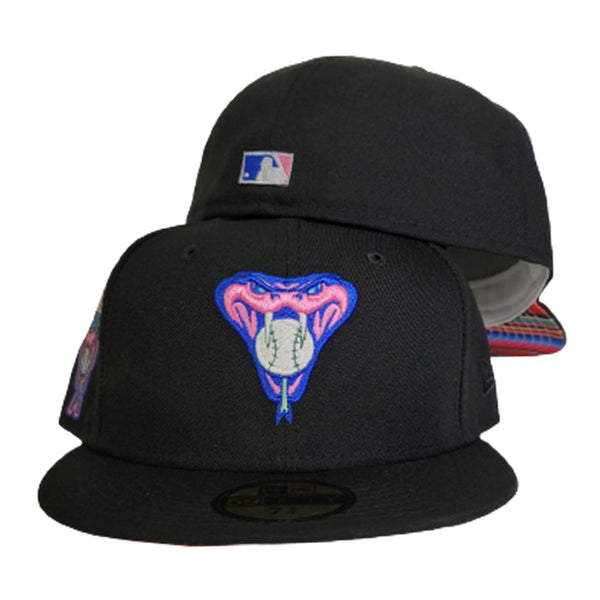 Glow In the Dark Black Arizona Diamondbacks Serape Bottom 1998 Inaugur –  Exclusive Fitted Inc.