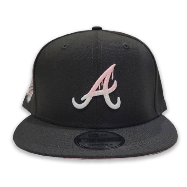 Black Atlanta Braves Paint Drip Pink Bottom 1995 World
