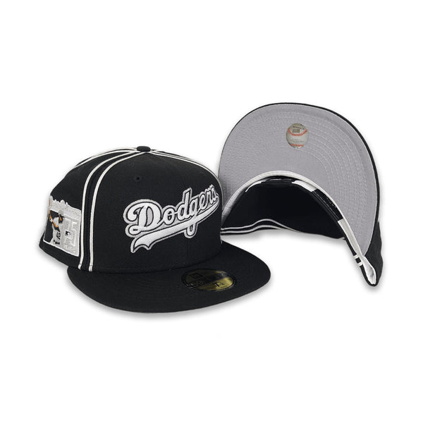 Products Stone Brooklyn Dodger Brown Visor Red Bottom Jackie Robinson 75th Years Side Patch New Era 59FIFTY Fitted 71/8