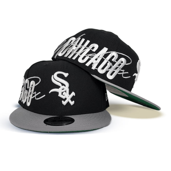 【海外限定】New Era 9FIFTY Chicago White Sox City Art Black Chicago White Sox New Era Crystal Icons Rhinestone 59FIFTY