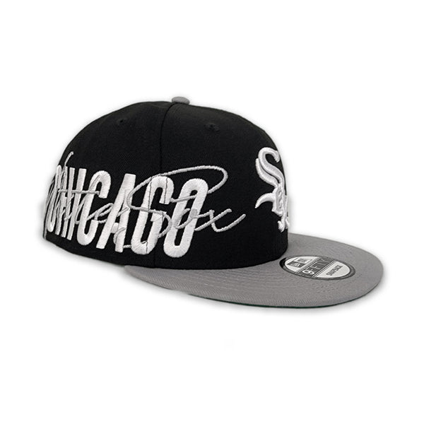 Black Side Font Chicago White Sox Green Bottom New Era 9Fifty Snapback