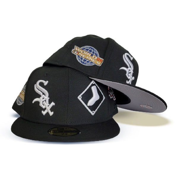 New Era 59Fifty Chicago White Sox Logo Patch Jersey Hat- Light