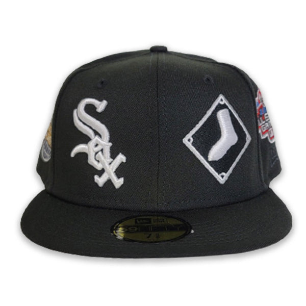 New Era White Sox Fitted Black 11941909