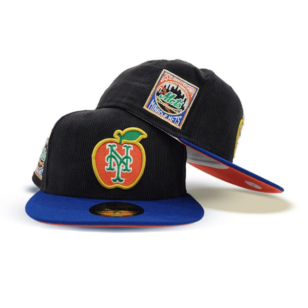 New Era 59FIFTY New York Mets 40th Anniversary Patch Hat - Orange, Royal Orange/ Royal / 7 1/8