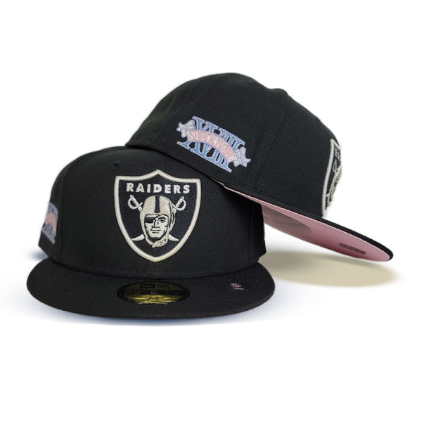 Las Vegas Super Bowl Raiders New Era 59FIFTY Fitted Hat (Team Color Gray Under BRIM) 7 3/8