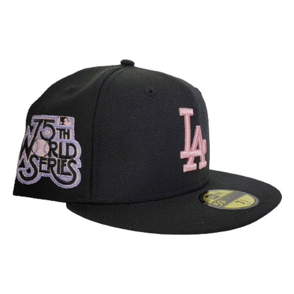 Los Angeles Dodgers New Era All Olive Green/Pink Bottom With 75TH