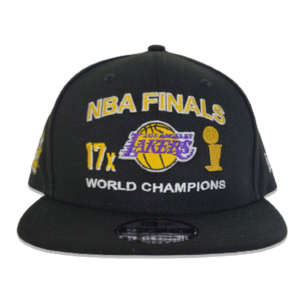 Black NBA Finals 17X World Champions Los Angeles Lakers New Era