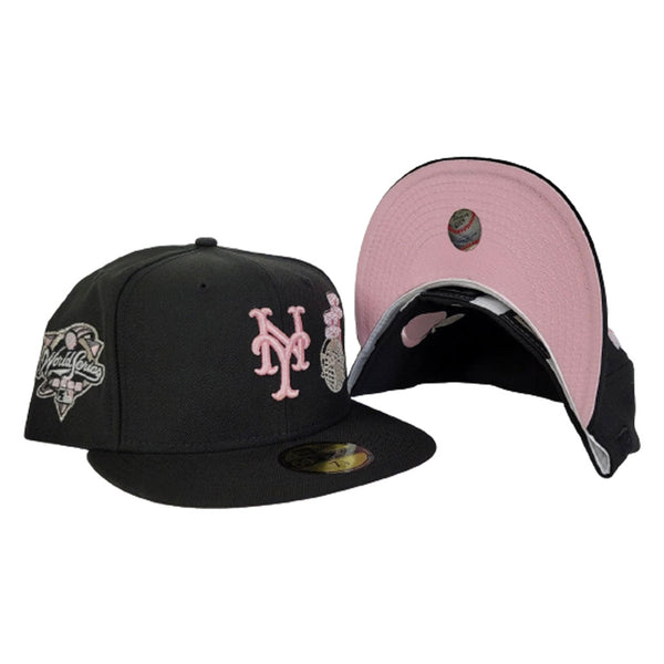 New York Mets ‘47 MBL Black Sequin Baseball Cap with Pink Logo $_12.JPG?set_id=880000500F main image 2