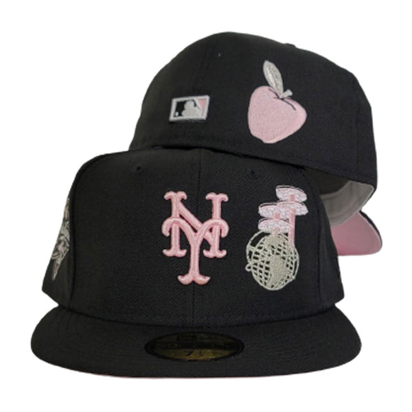 NEW ERA ★ Pink Gothic Script Casual Classic Mets NY LA New York Mets Pink Gothic Script Casual Classic Cap