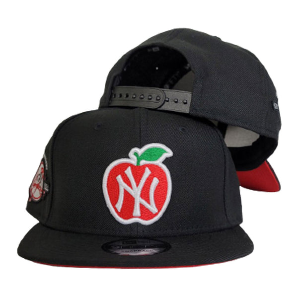 Black New York Yankees 100th Anniversary Big Apple Red Bottom