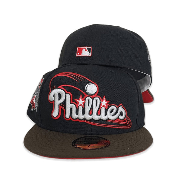 Philadelphia Phillies New Era Black Custom Side Patch 59FIFTY Fitted H