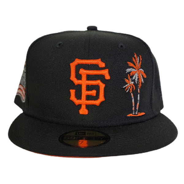 New Era San Francisco Giants Fitted Orange Bottom Black Orange (8 X  Champions Embroidery)