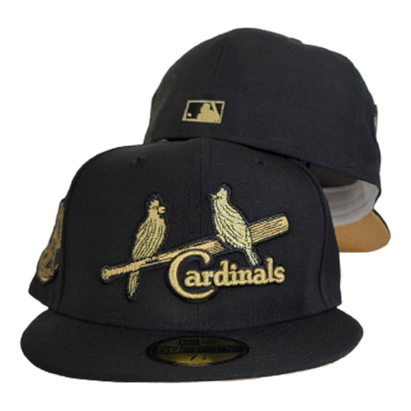 Men's St. Louis Cardinals New Era Gray/Black 1934 World Series 59FIFTY  Fitted Hat