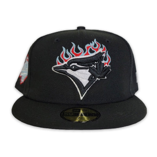 Black Toronto Blue Jays Paint Drip Pink Bottom 1992 World Series Side –  Exclusive Fitted Inc.