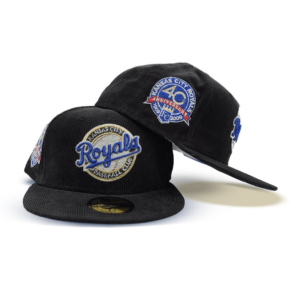 New Era, Accessories, Mlb Kc Royals New Era 59fifty Fitted Hat Black  White Embroidered Size 6 2
