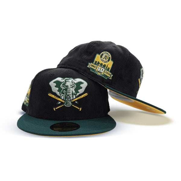 New Era Fitted Oakland Athletics Corduroy Visor – kicksby3y