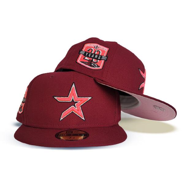 New Era 59Fifty Houston Astros 25th Anniversary Patch Word Rail