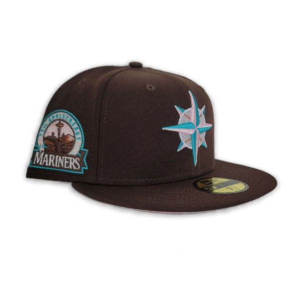 Brown Seattle Mariners Pink Bottom 30th Anniversary Side Patch New Era –  Exclusive Fitted Inc.