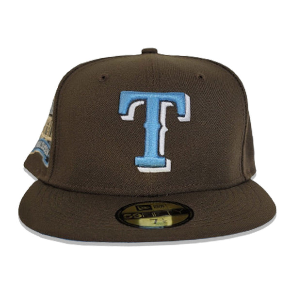 New Era 59FIFTY Texas Rangers Final Season Patch Icy UV Hat - Royal, Light Blue Royal / 7 1/8