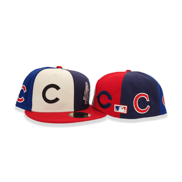 Cleveland Indians PINWHEEL White-Black Fitted Hat by New Era