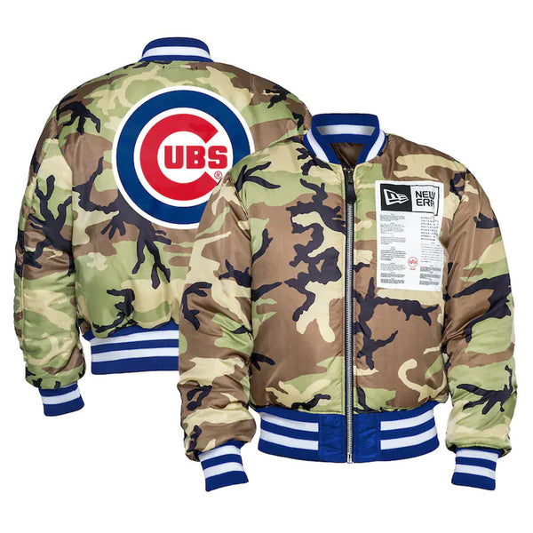 Royal Blue Chicago Cubs Alpha Industries X New Era Reversible MA-1