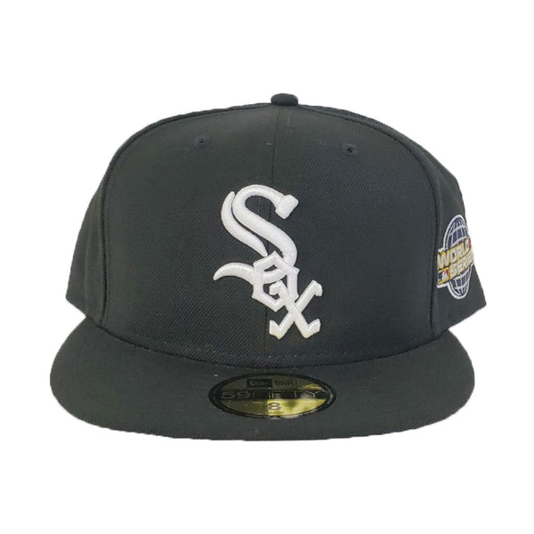 Chicago White Sox New Era Fitted 59FIFTY Hats (2005 World Series Patch Gray Under BRIM) ‚Äì Whitesox Side Patch Fitteds ‚Äì Custom 59FIFTY Caps 7 7/8