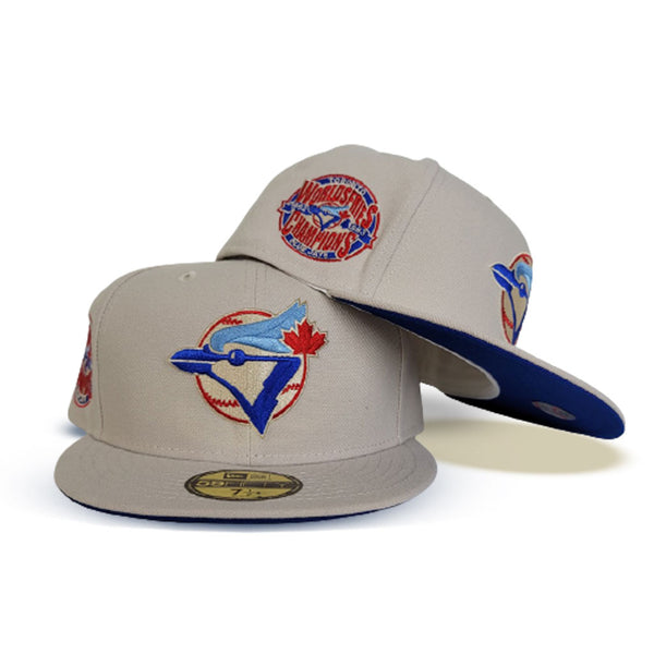 Royal Blue Toronto Blue Jays Green Bottom 1993 World Series Side Patch New  Era 59Fifty Fitted