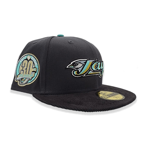 Dark Green Toronto Blue Jays Gray Bottom New Era 59Fifty Fitted