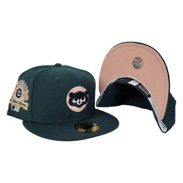 Men's Chicago Cubs New Era Mint 1990 MLB All-Star Game Peach Undervisor  59FIFTY Fitted Hat