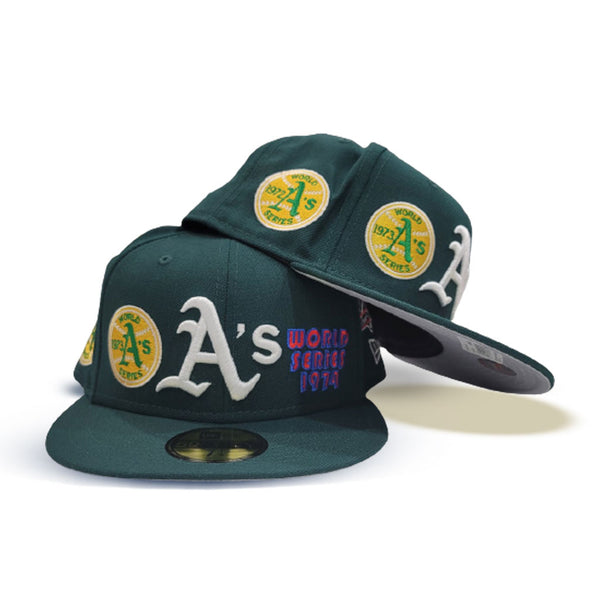 Dark Green Oakland Athletics 9X World Series Champions New Era