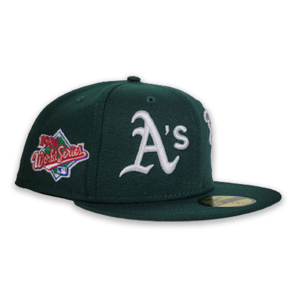 Official New Era Oakland Athletics MLB Team Pride Green 59FIFTY Fitted Cap  B2827_283