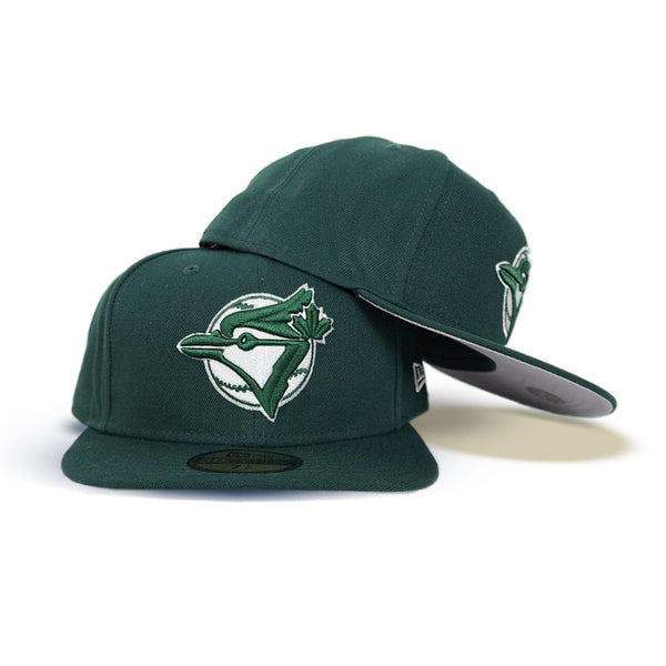 Dark Green Toronto Blue Jays Gray Bottom New Era 59Fifty Fitted – Exclusive  Fitted Inc.