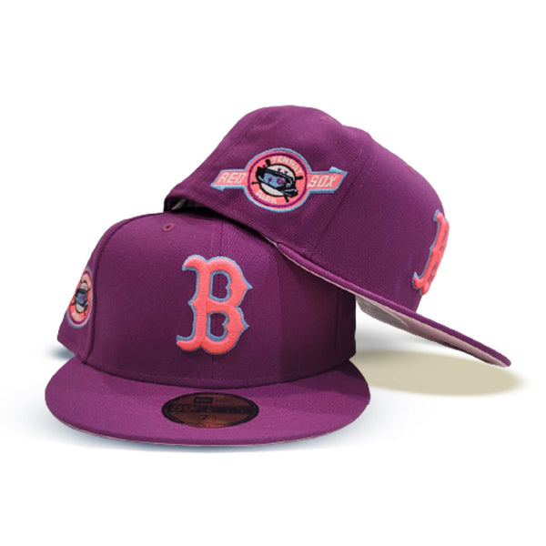 Grape Purple Boston Red Sox Pink Bottom Fenway Park Side Patch New Era –  Exclusive Fitted Inc.