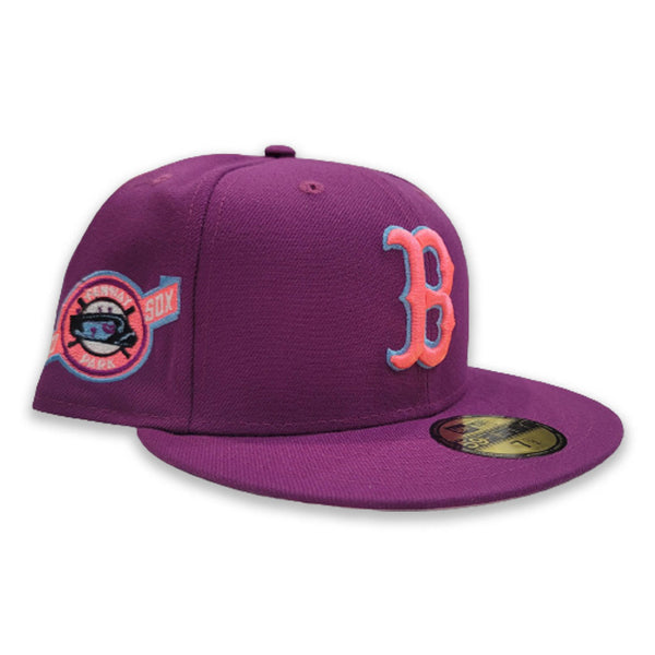 Grape Purple Boston Red Sox Pink Bottom Fenway Park Side Patch New Era –  Exclusive Fitted Inc.