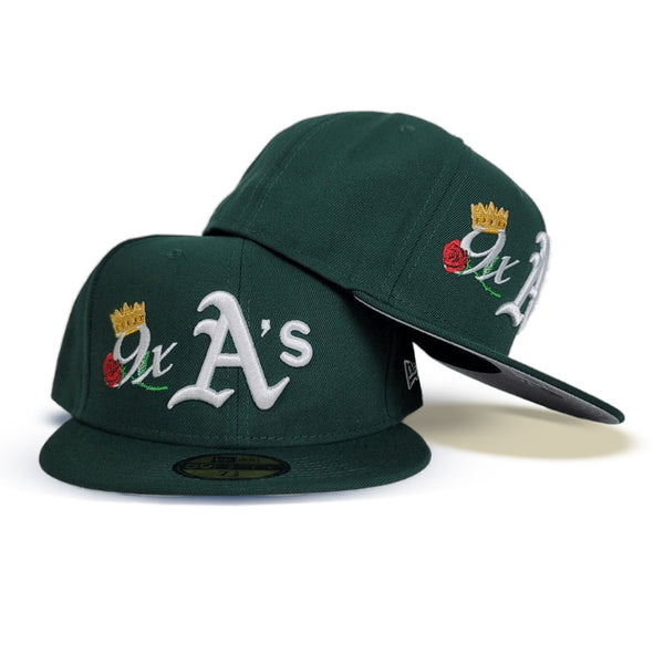 Casquette New Era 59FIFTY Fitted Oakland Athletics Historic Champs Vert
