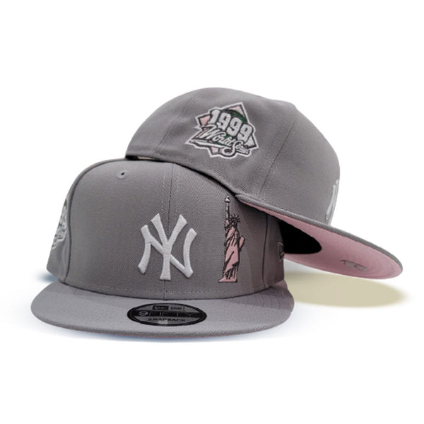 NEW YORK YANKEES 1999 WORLD SERIES FOREST GREEN GRAY BRIM NEW ERA