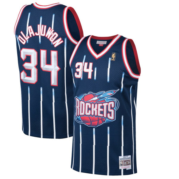 Houston Rockets 1996-97 Hakeem Olajuwon Mitchell & – Exclusive