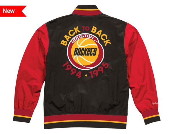 Mitchell and ness store rockets jacket