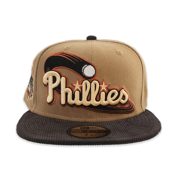 Official New Era Vintage Cord Philadelphia Phillies 59FIFTY Fitted