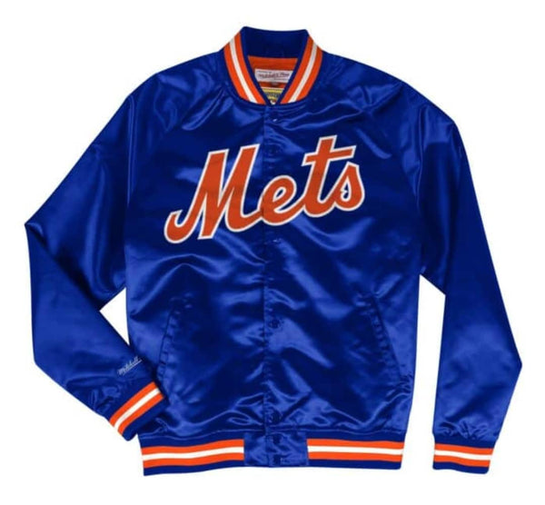 MLB ニューヨーク メッツ　サテンジャケット　98年頃　オルタネイト　L Mitchell-Ness-New-York-Mets-