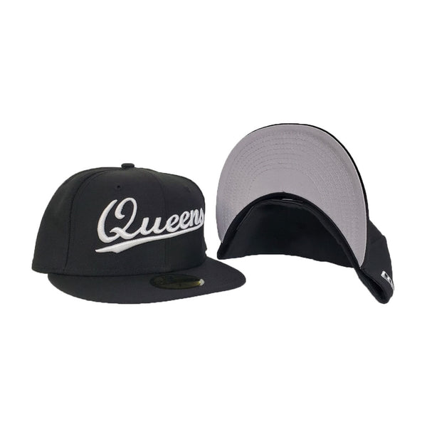 NEW ERA 59FIFTY BLACK QUEENS FITTED HAT Exclusive Fitted Inc.