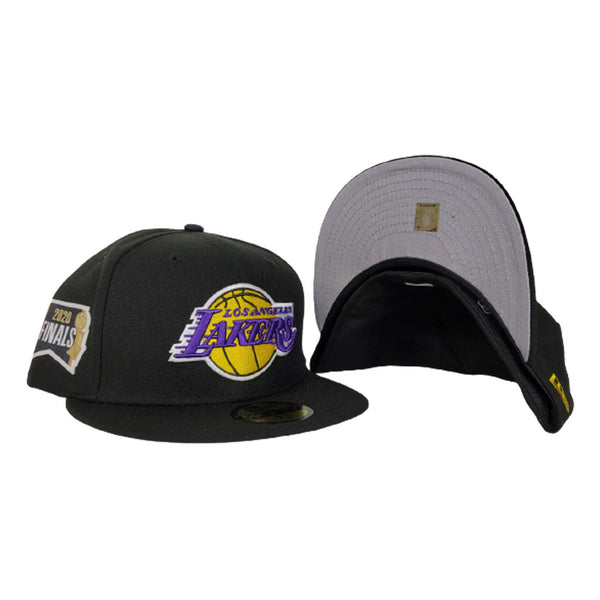 NEW ERA LOS ANGELES LAKERS NBA FINALS SIDE PATCH BLACK 59FIFTY FITTED