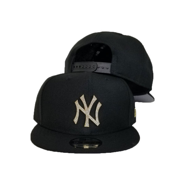 NEW ERA NEW YORK YANKEES BLACK GOLD CRYSTAL DIAMOND – Exclusive