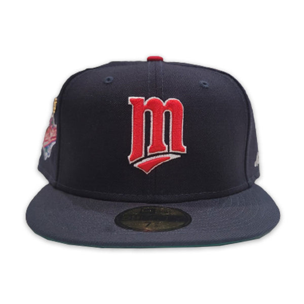 MINNESOTA TWINS 1987 WORLD SERIES 59FIFTY DAY GREEN BRIM NEW ERA