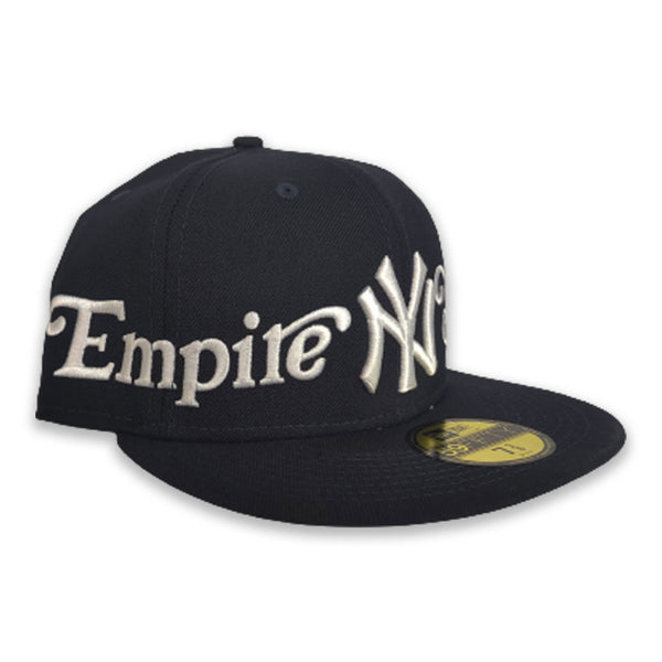Navy Blue New York Yankees Gray Bottom City Nickname 59Fifty