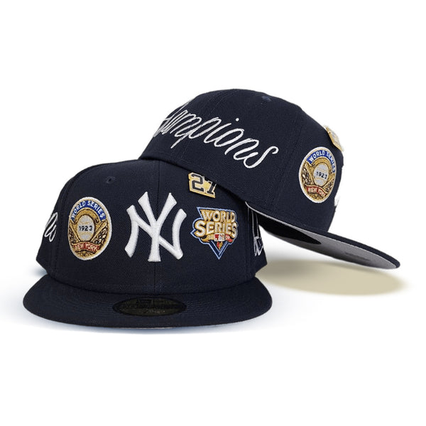 New York Yankees Historic Champs World Series Navy New Era 59fifty fitted