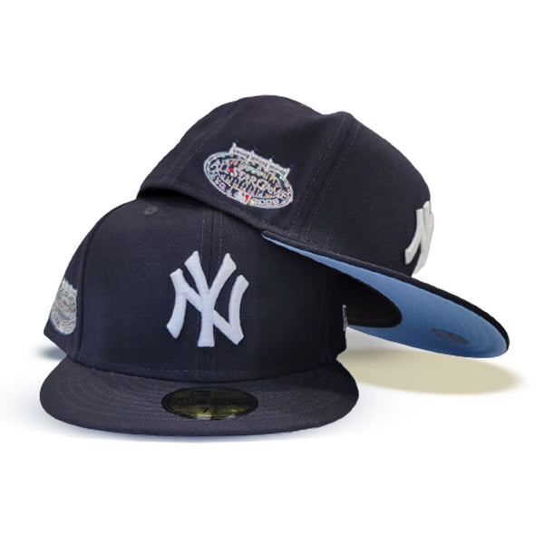 Navy Blue New York Yankees Icy Blue Bottom Swarovski Crystal