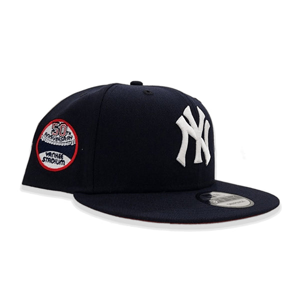 Navy Blue New York Yankees Red Bottom 50th Anniversary New